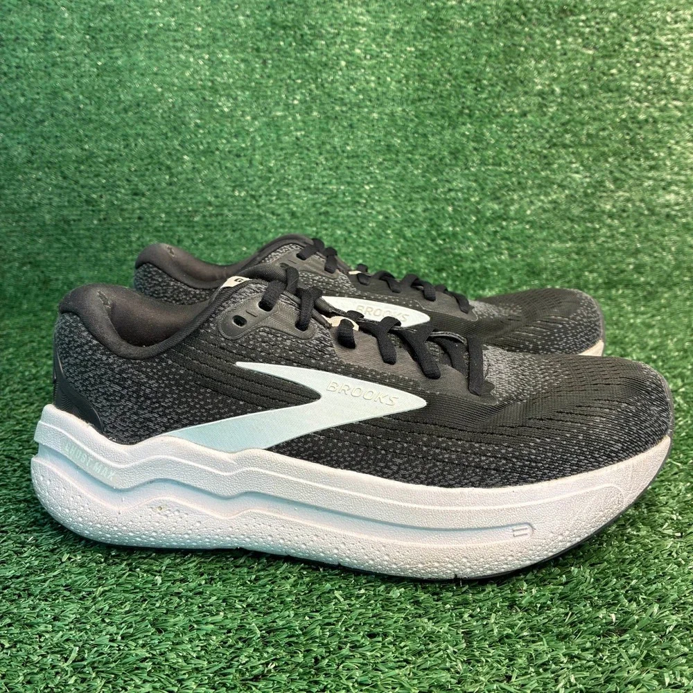 Brooks Ghost Max 2 Mesh Cushioned Neutral Running Sneakers Black Womens Size 9